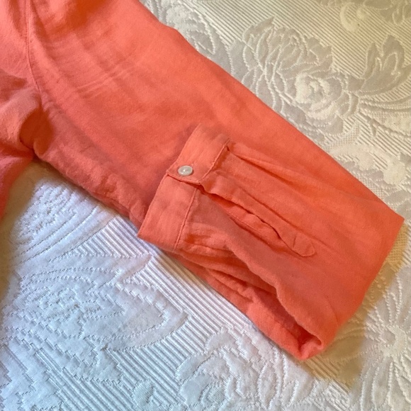 Old Navy–Women’s Long Sleeve Tunic Blouse—Size L—Coral - Picture 8 of 12